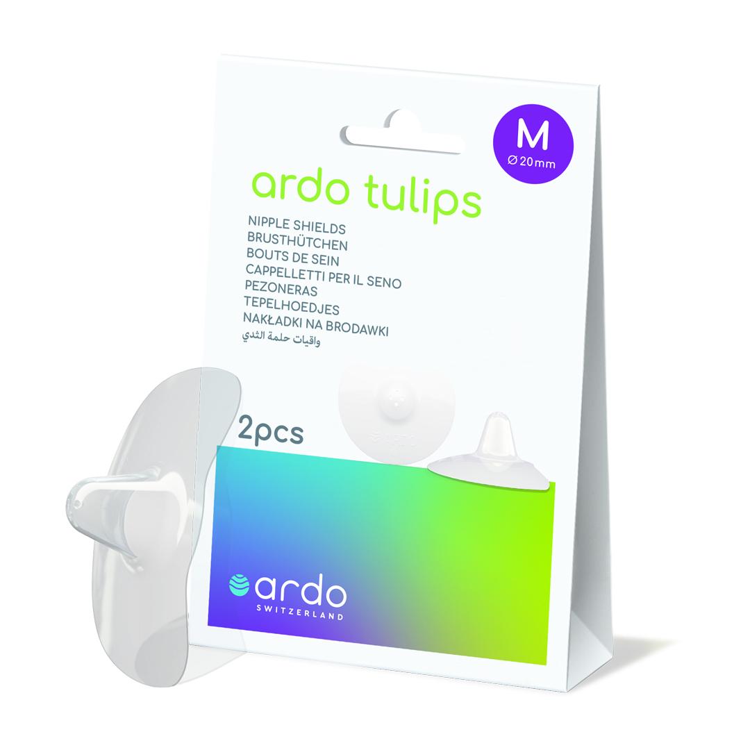 Ardo Tulips Contact Nipple Shields (Set of 2) - relieves breastfeeding pain